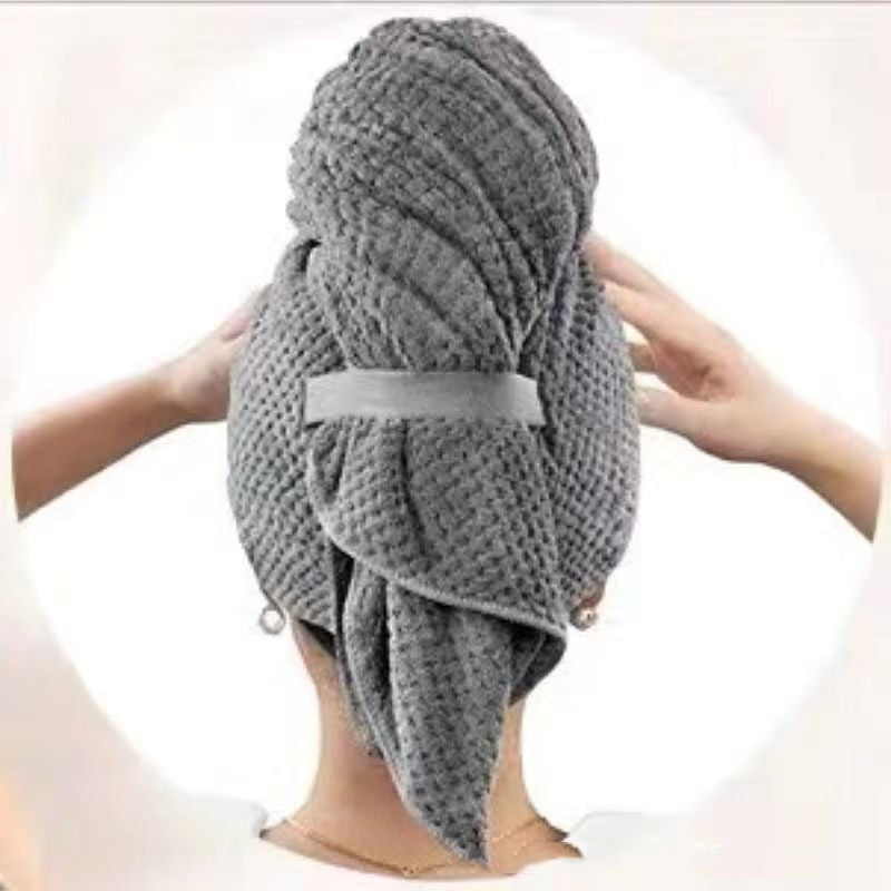 Coral Fleece Hair-Drying Cap