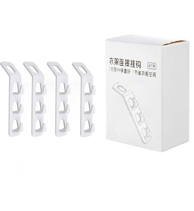 Hanger Hooks – Triple Your Wardrobe Space (Pack of 4)