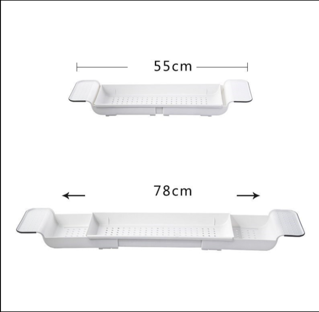 Telescopic Bathtub Shelf