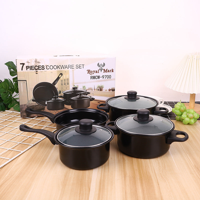 7-Piece Non-Stick Pots & Pans Set