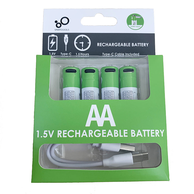 USB Rechargeable AA Batteries – Constant Voltage Lithium (Pack of 2 or 4)