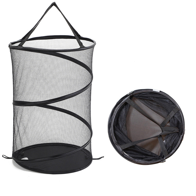 Pop-Up Mesh Laundry Basket