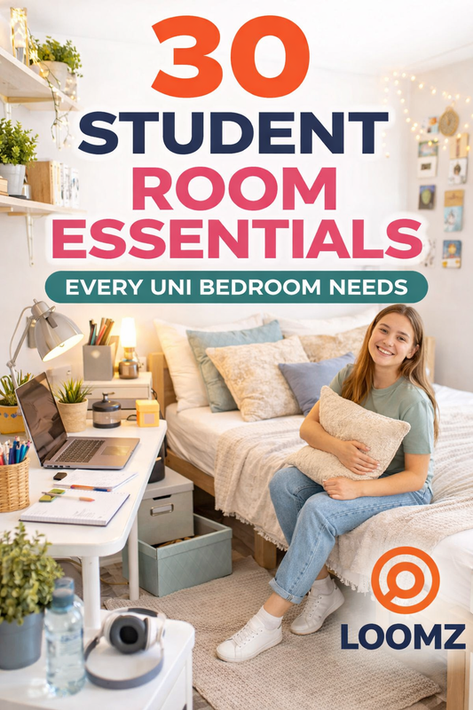 30 Student Essentials for your Uni Bedroom