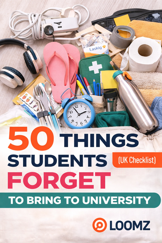 50 Things Students Forget to Bring to Uni