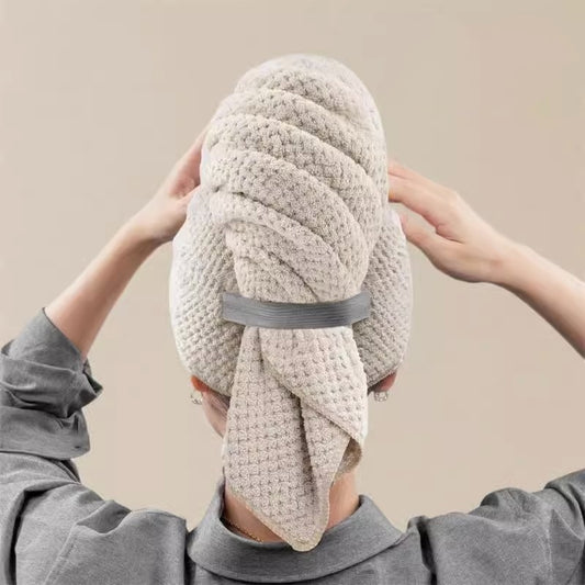 Coral Fleece Hair-Drying Cap