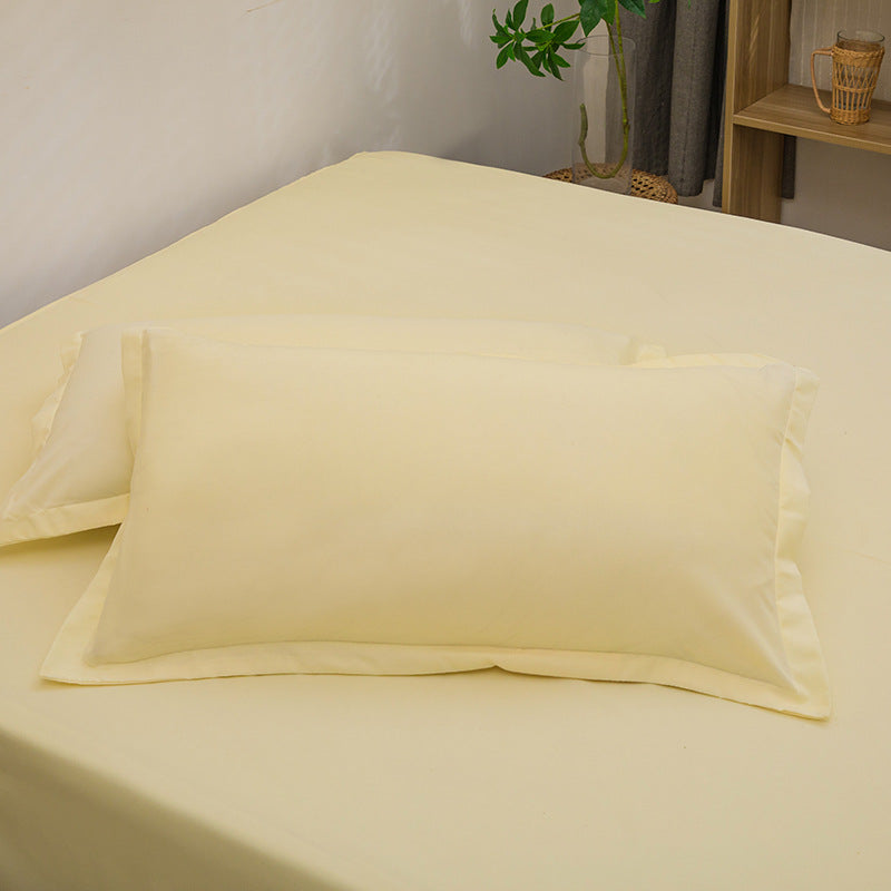 Plain Washed Cotton Pillowcase (48 × 74cm)