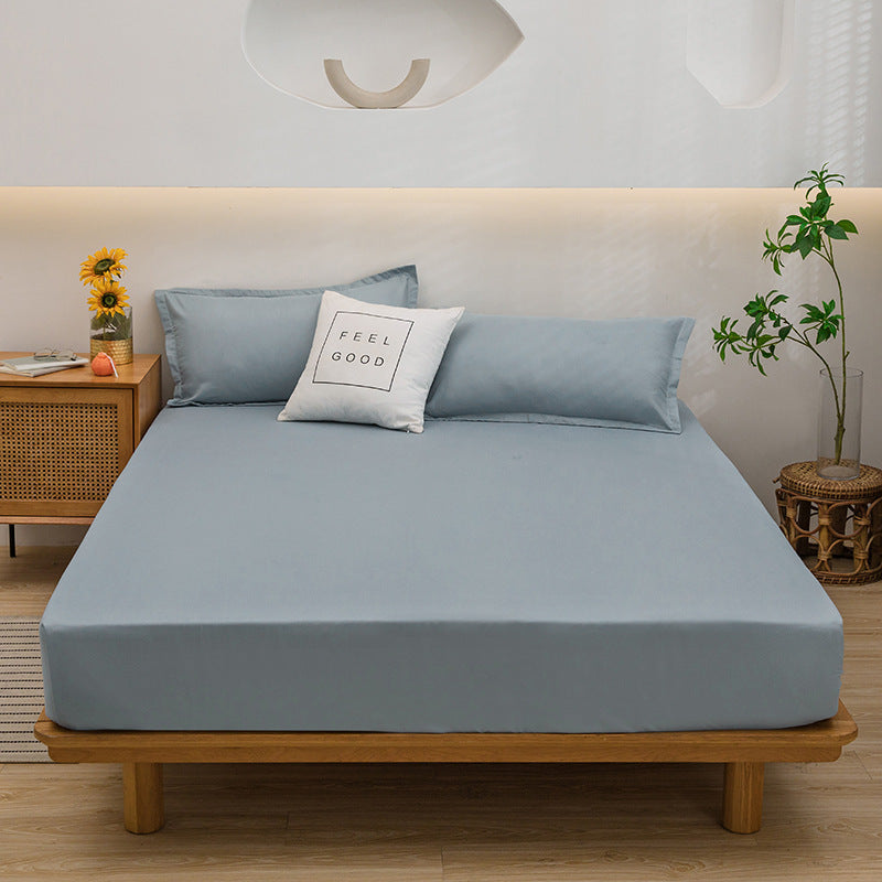 Solid Colour Fitted Bed Mattress Sheet