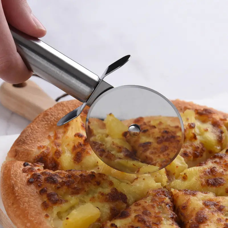 Stainless Steel Single Wheel Pizza Cutter