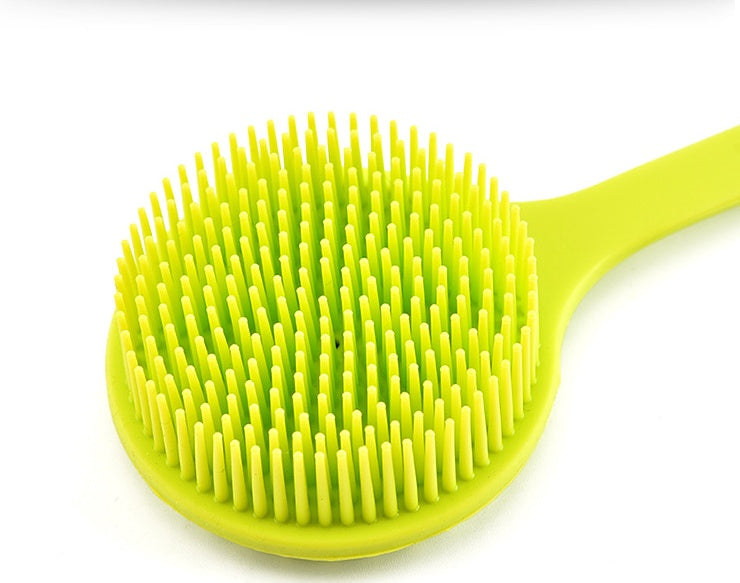 Silicone back scrubber - long handle