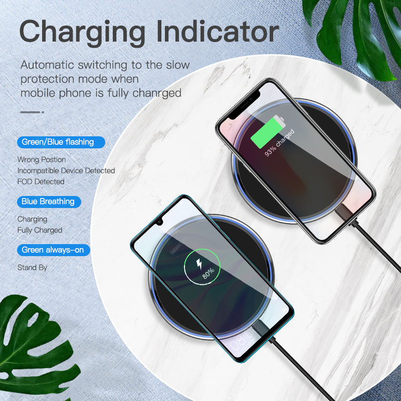 Ultra-Thin Wireless Phone Charger (10W)