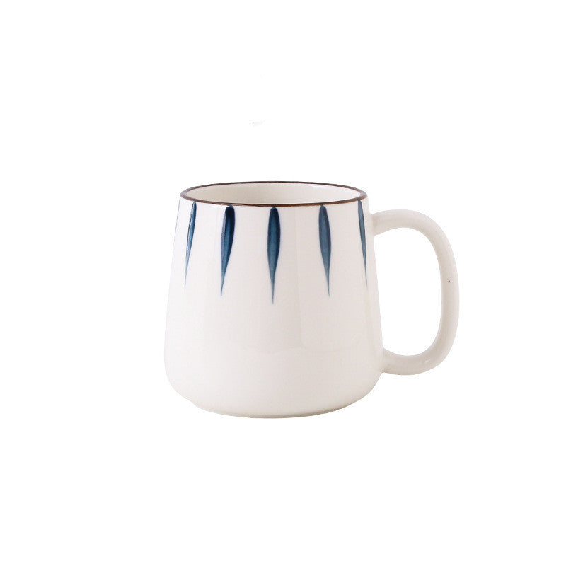 Large Hand-Painted Ceramic Coffee, Tea & Milk Mugs