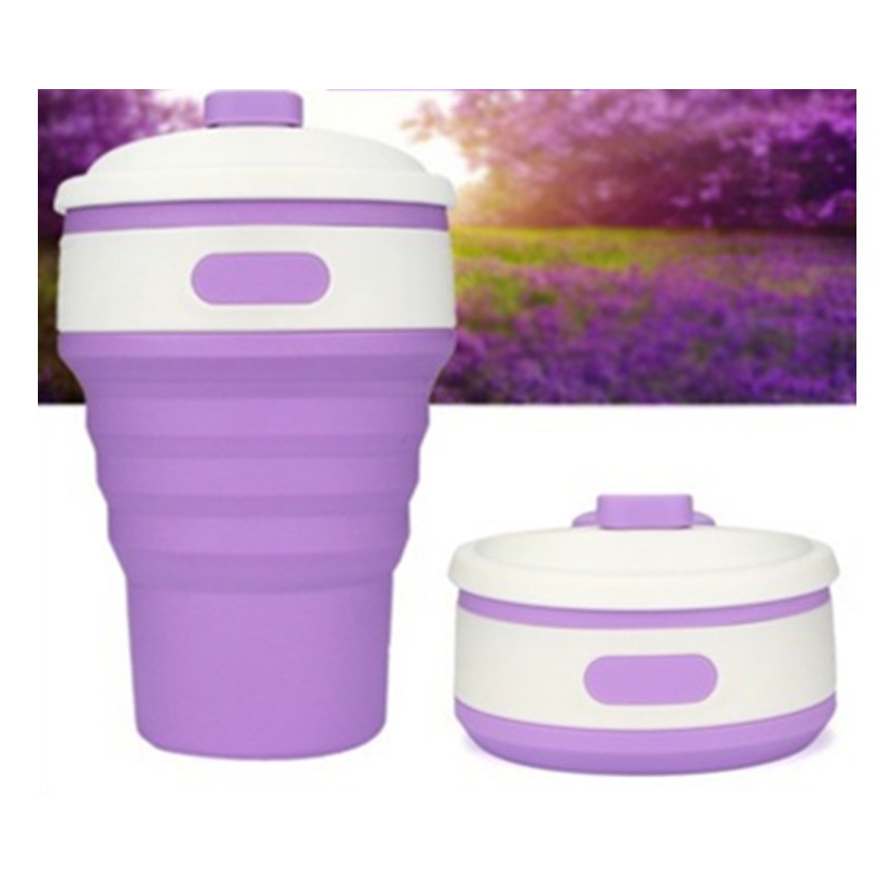Collapsible Silicone Travel Cup (350ml)