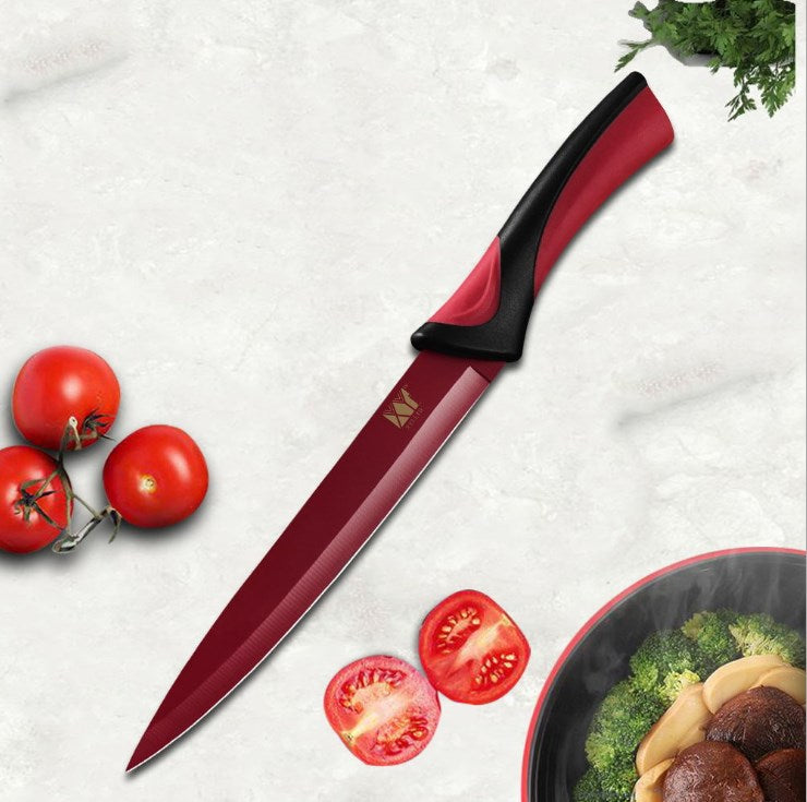 6-Piece Colourful Stainless Steel Knife Set