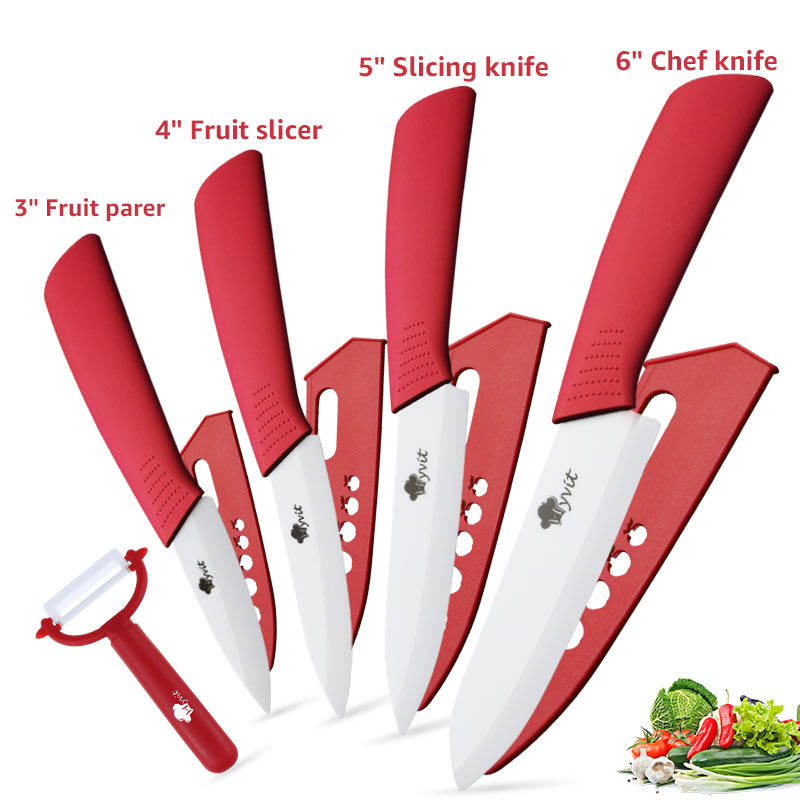 5-Piece Ceramic Knife Set (Zirconia Blades)