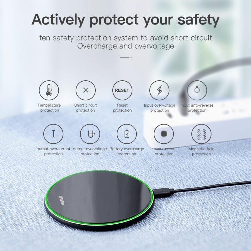 Ultra-Thin Wireless Phone Charger (10W)