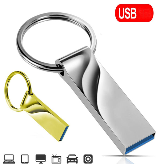 Metal Keyring USB Flash Drive – 64GB / 128GB