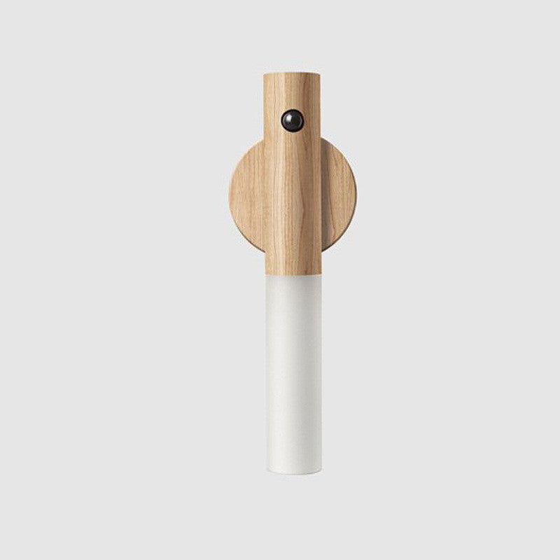 Motion Sensor LED USB Magnetic Wood Wireless Night Light (USB)