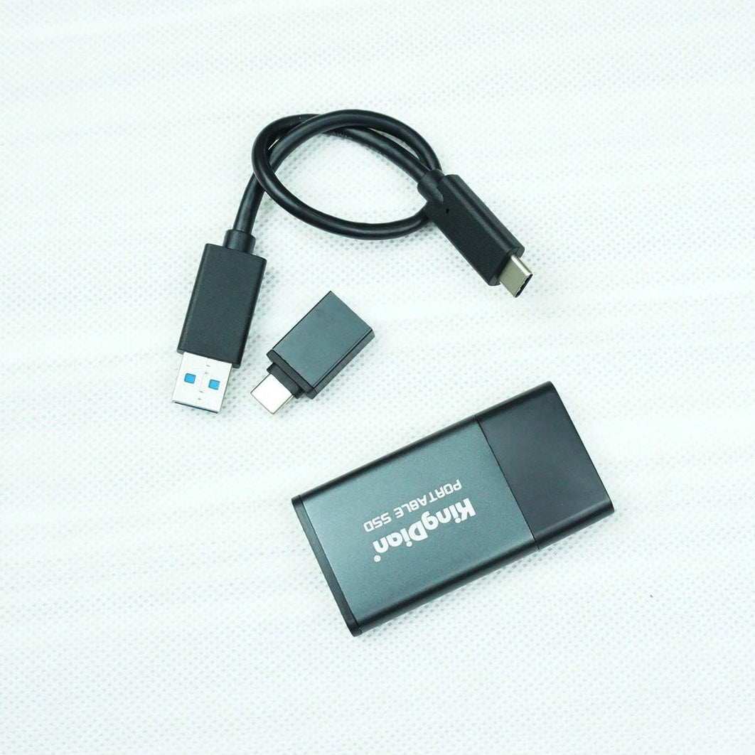 Mini Portable SSD – Ultra Compact External Solid State Drive (USB-C & USB-A)
