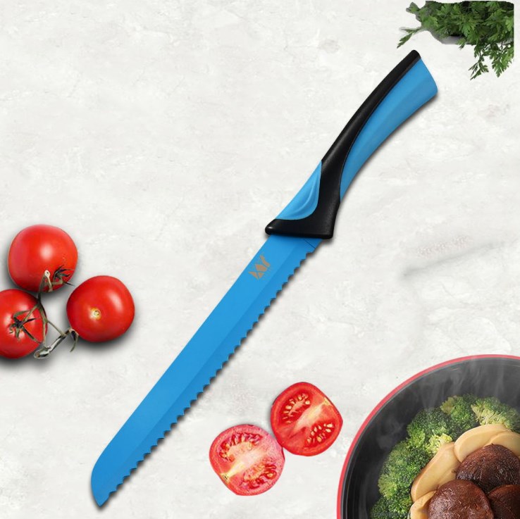 6-Piece Colourful Stainless Steel Knife Set