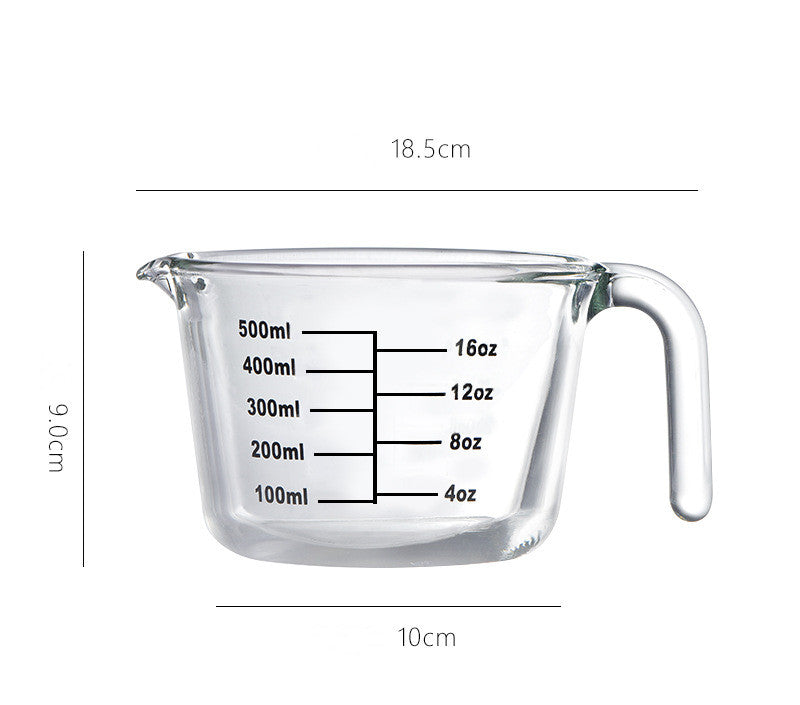 Glass Measuring Jug – Oz & ML