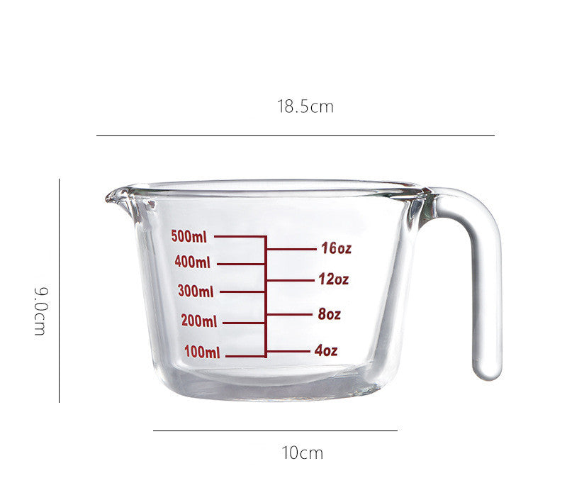 Glass Measuring Jug – Oz & ML