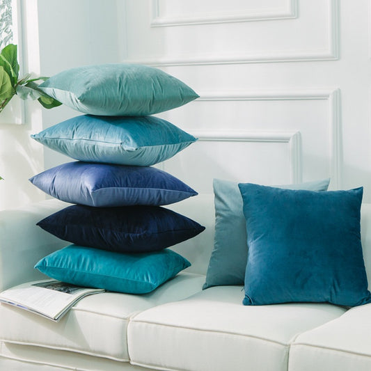 Holland Suede Throw Cushion – Soft Sofa & Bed Accent Pillow