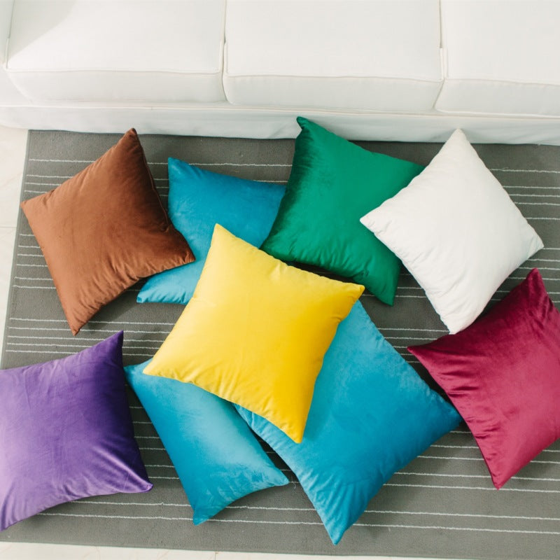 Holland Suede Throw Cushion – Soft Sofa & Bed Accent Pillow