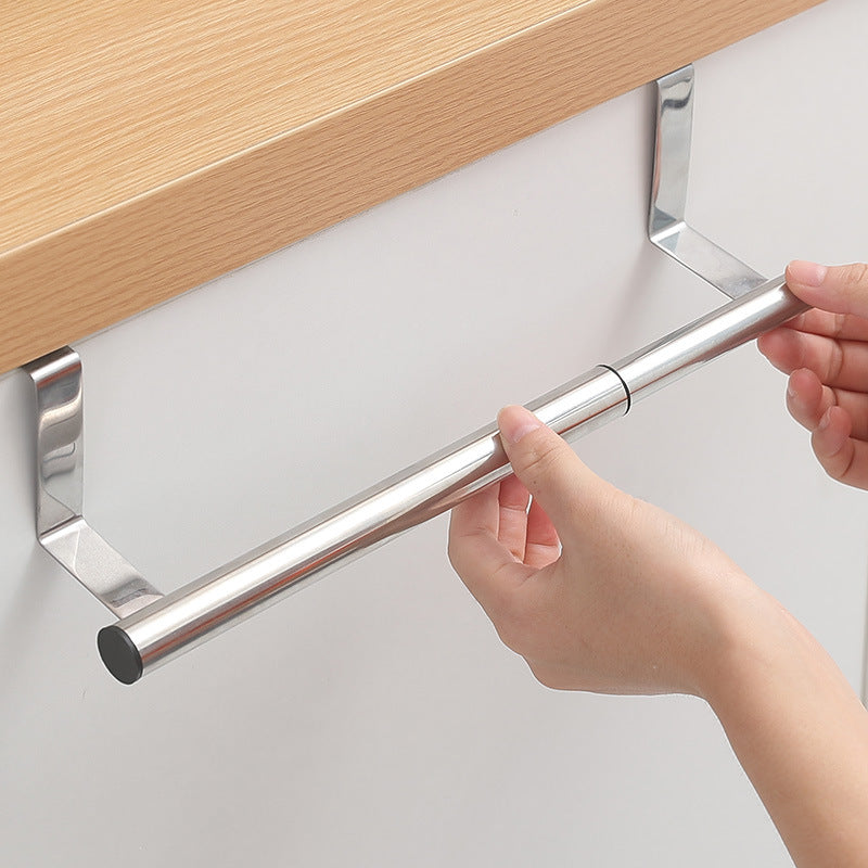 Stainless Steel Over-Cabinet Door Towel Rack