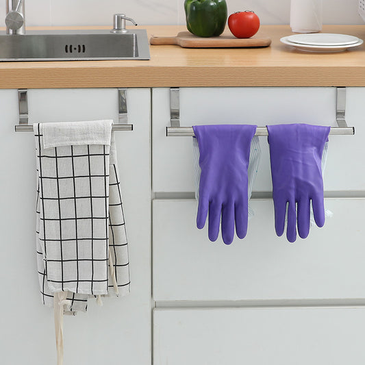 Stainless Steel Over-Cabinet Door Towel Rack