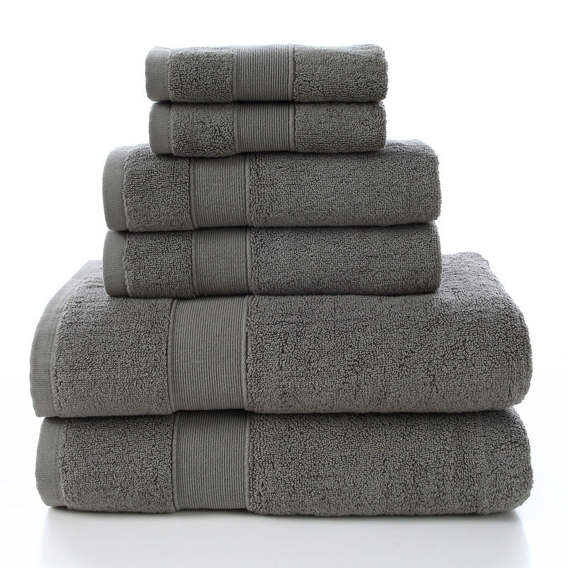 Luxury Cotton Bath Towels – 6-Piece Set