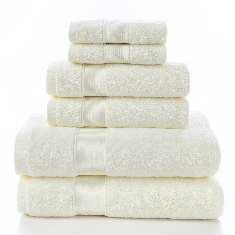 Luxury Cotton Bath Towels – 6-Piece Set