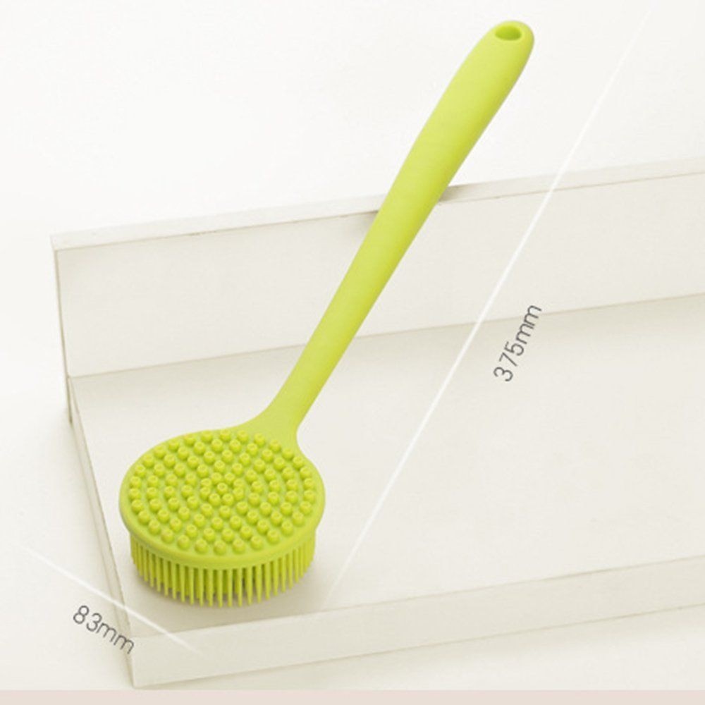Silicone back scrubber - long handle