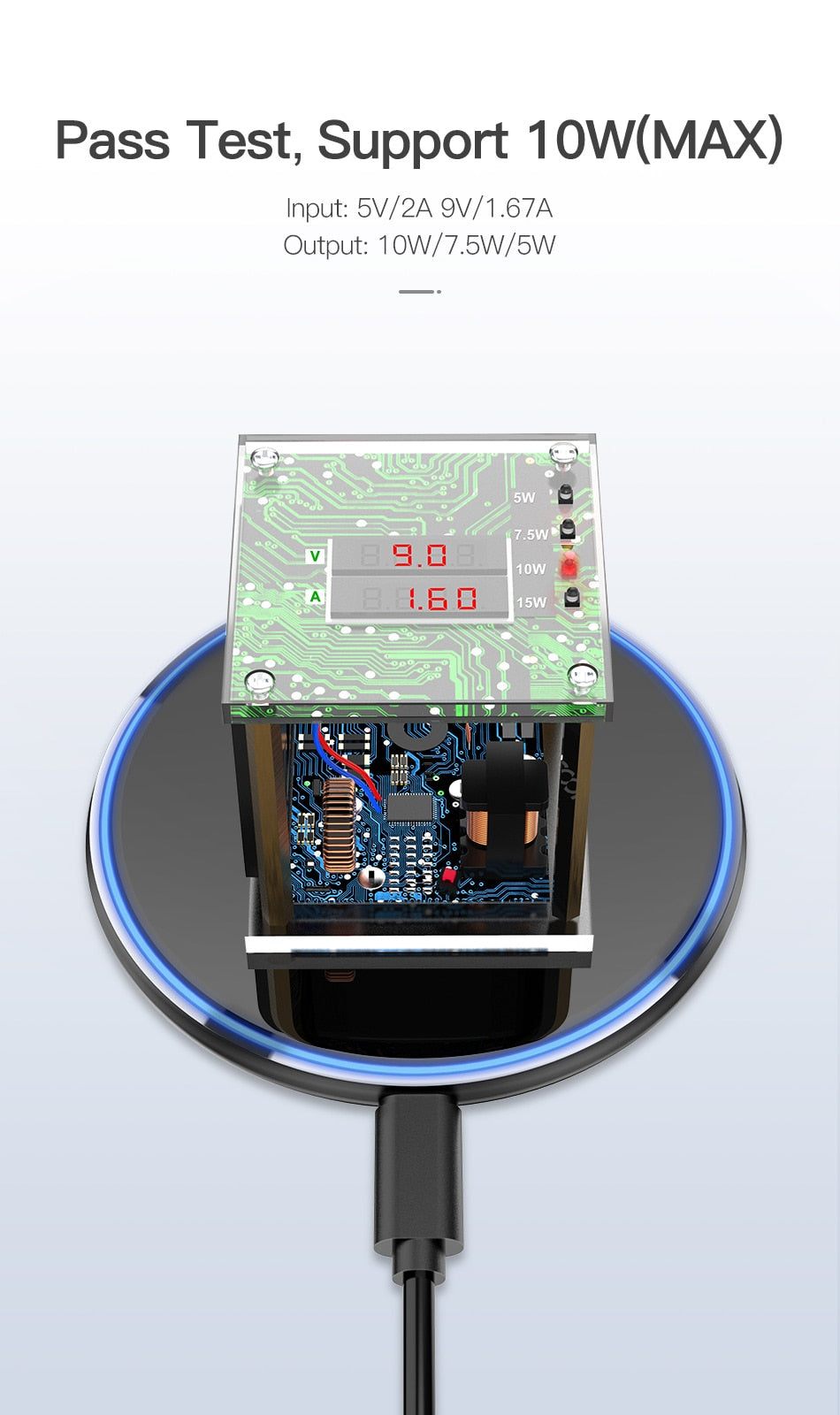 Ultra-Thin Wireless Phone Charger (10W)