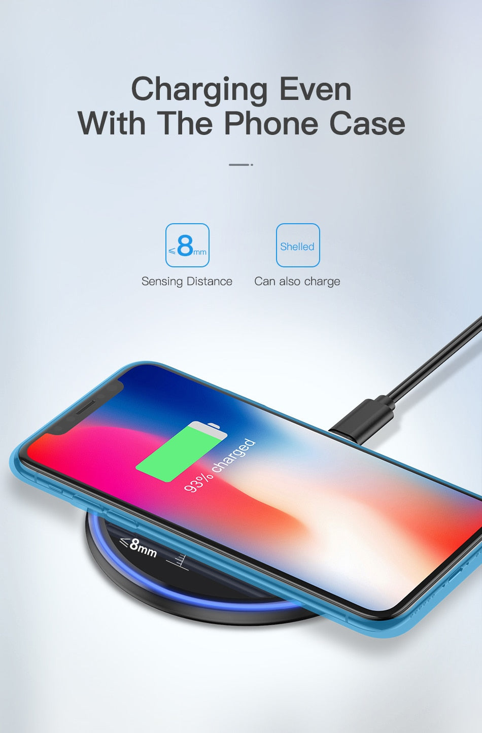 Ultra-Thin Wireless Phone Charger (10W)