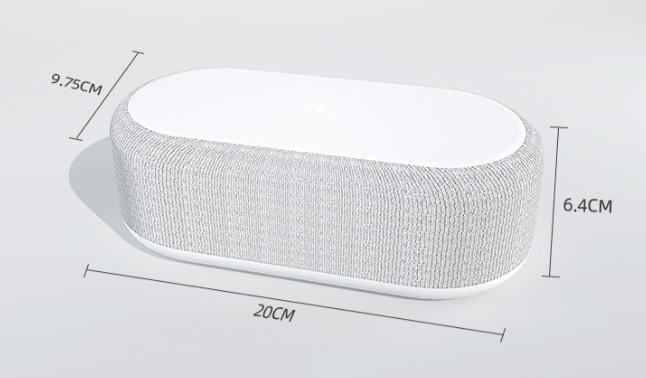 4-in-1 Bedside Alarm Clock, Wireless Charger & Night Light