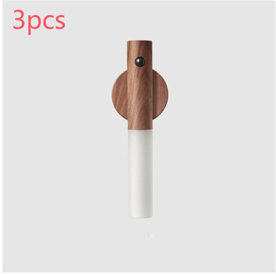 Motion Sensor LED USB Magnetic Wood Wireless Night Light (USB)