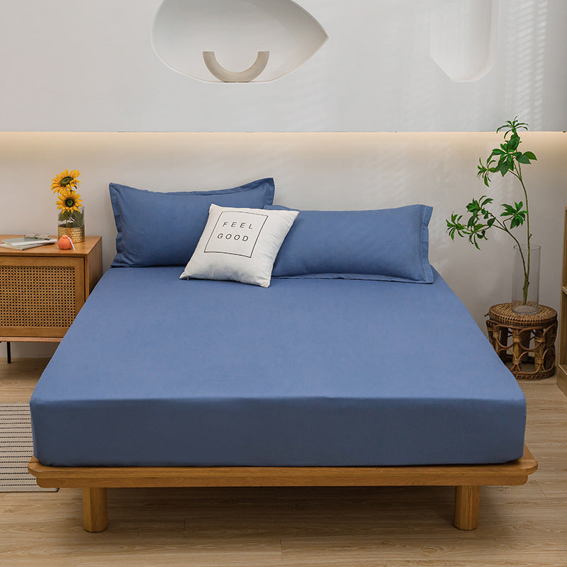 Solid Colour Fitted Bed Mattress Sheet