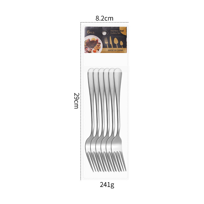 24-Piece Stainless Steel Cutlery Set (6 Place Settings)