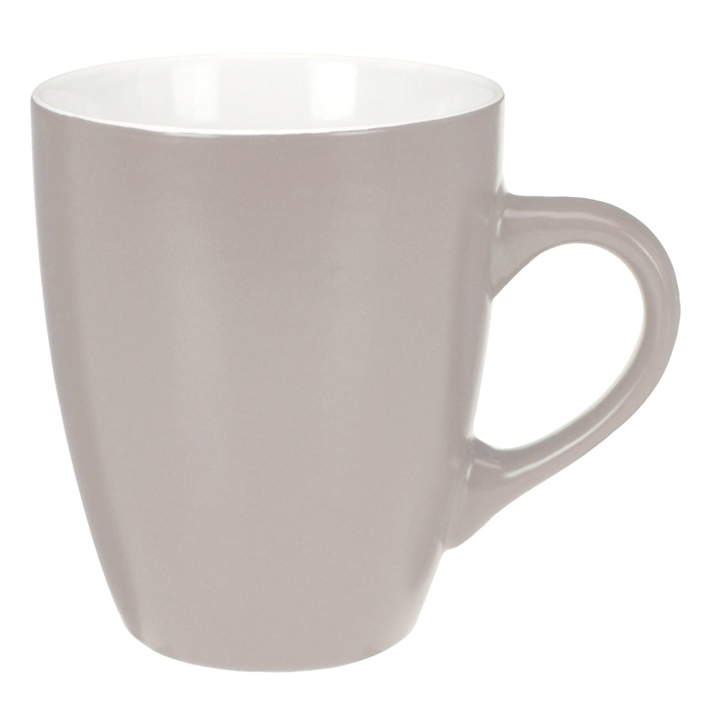 Vibrant Set of 4 Coloured Porcelain Stoneware Coffee Mugs - Perfect for Tea and Hot Drinks - 340ml Capacity