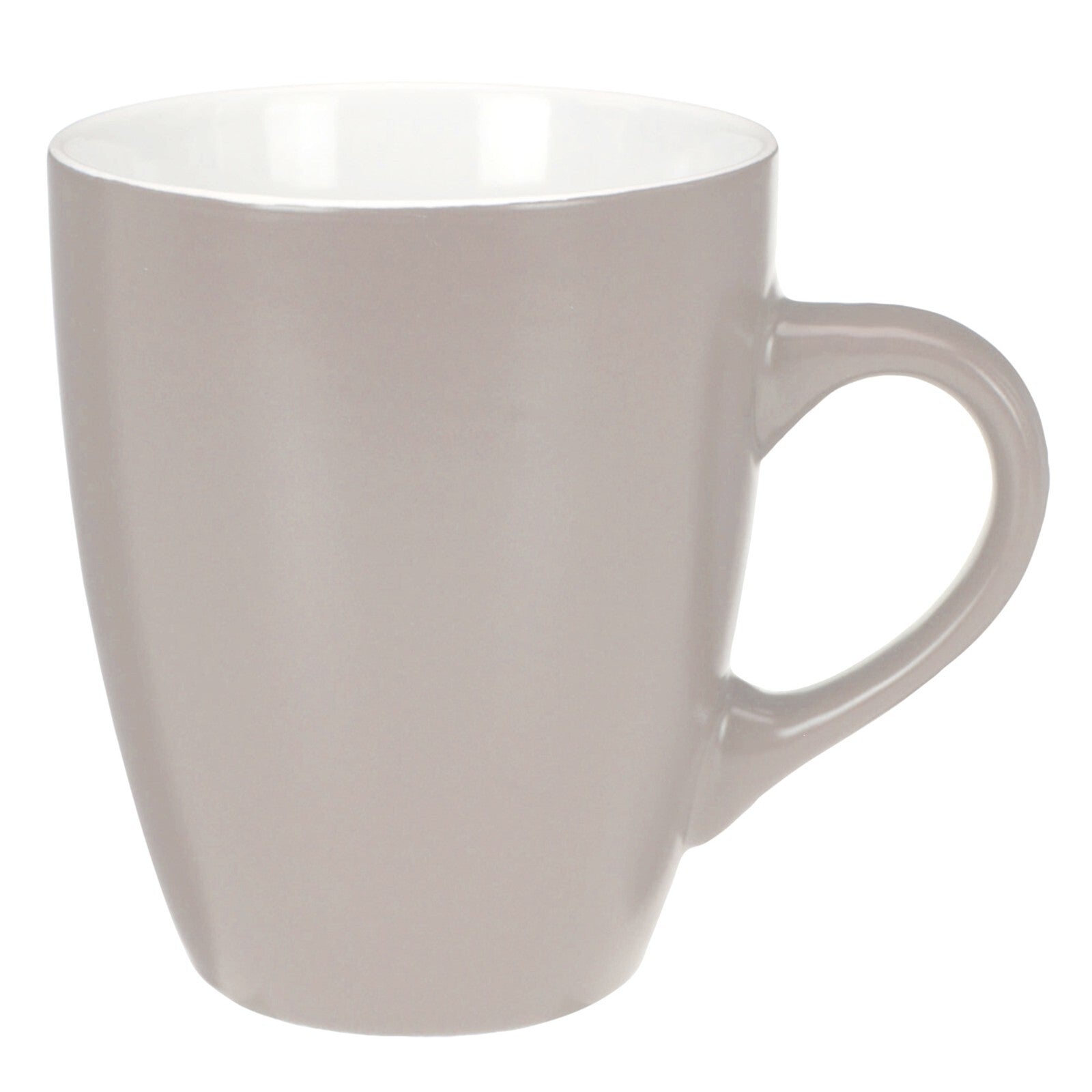 Vibrant Set of 4 Coloured Porcelain Stoneware Coffee Mugs - Perfect for Tea and Hot Drinks - 340ml Capacity