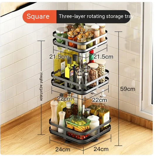 Multifunctional Kitchen Spice Rack