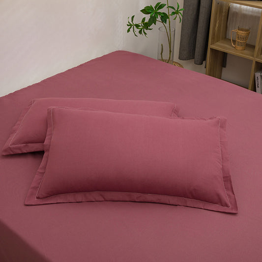 Plain Washed Cotton Pillowcase (48 × 74cm)
