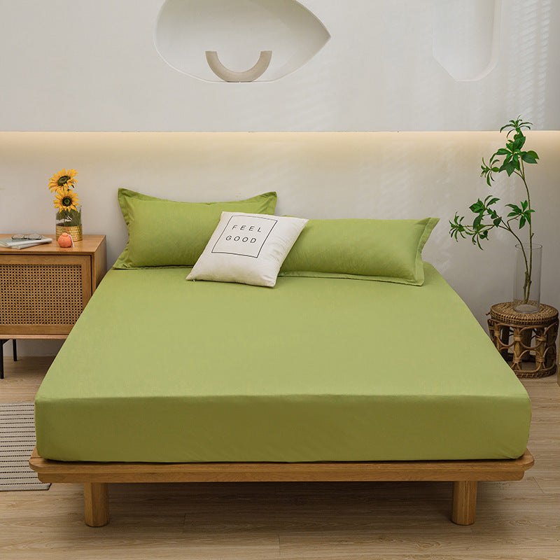 Solid Colour Fitted Bed Mattress Sheet