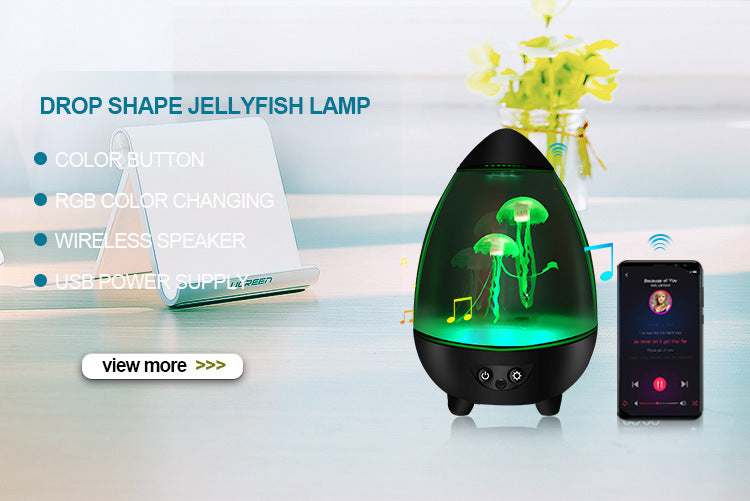 Jellyfish Lamp – USB Mood Light with wireless speaker