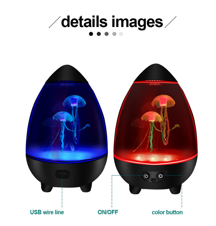 Jellyfish Lamp – USB Mood Light with wireless speaker