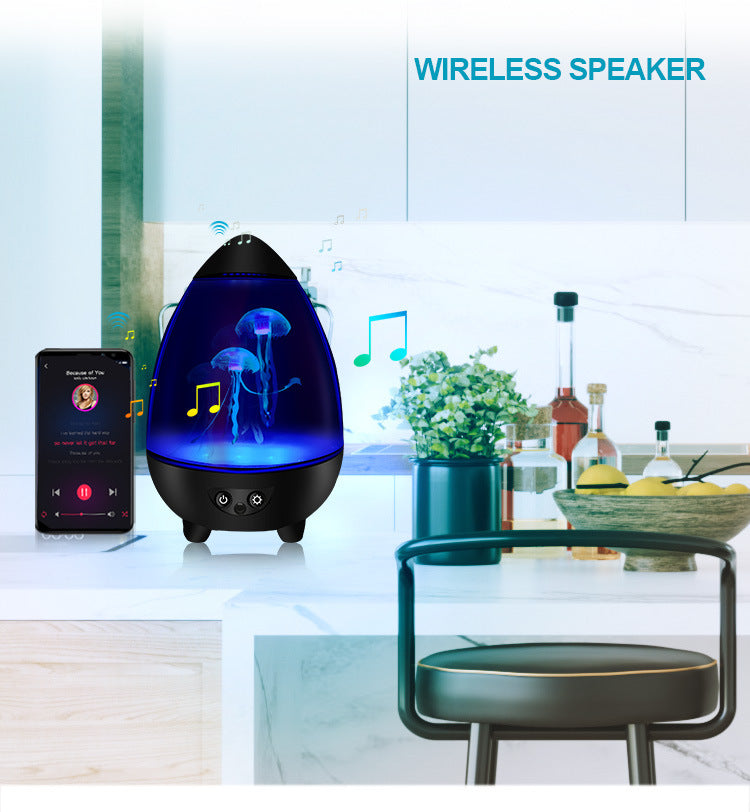 Jellyfish Lamp – USB Mood Light with wireless speaker