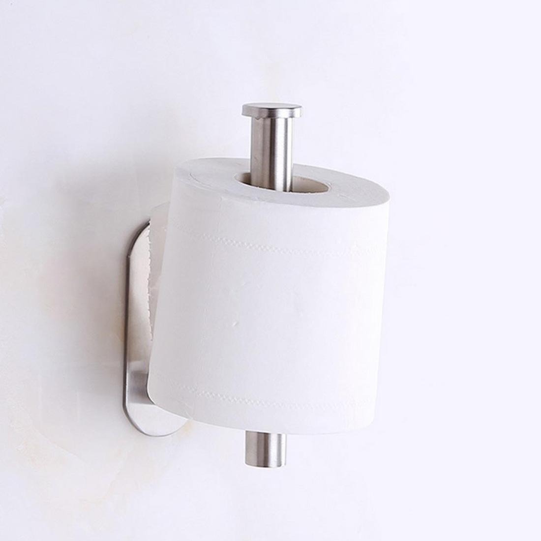 Self-Adhesive Stainless Steel Toilet Paper Holder