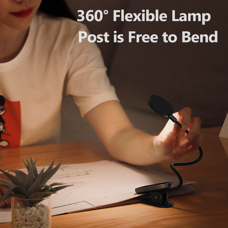 USB Rechargeable Clip Reading Lamp