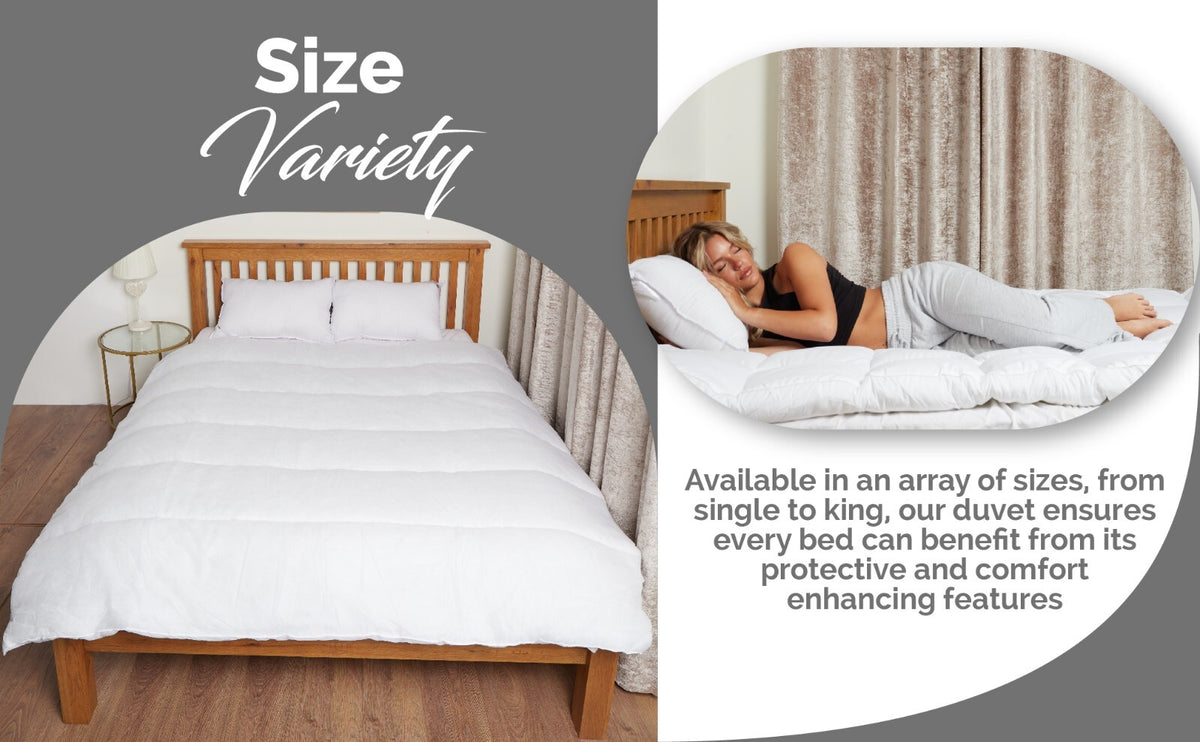 ANTI ALLERGY DUVET QUILT 4.5 10.5 13.5 15 TOG BEDDING SINGLE DOUBLE KING SIZE UK