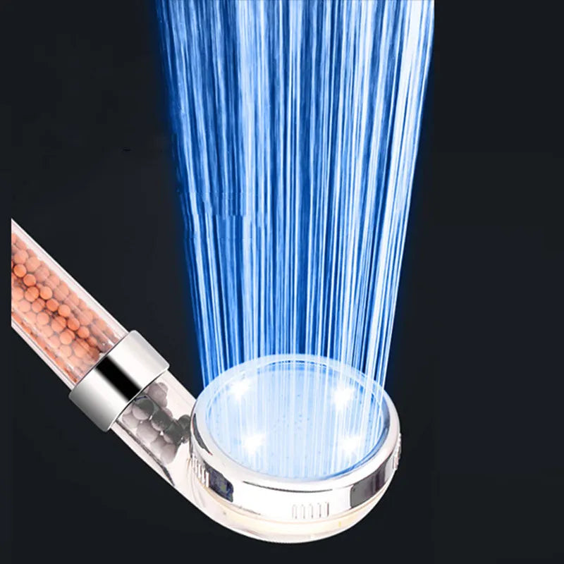 LED Light-Up Handheld Shower Head